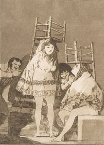 洛斯·卡普里科斯（Los Caprichos）的盘子26：他们已经有一个座位。他们已经有一个座位。，1799。 作者 弗朗西斯科·德·戈雅