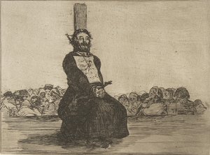板块34来自《战争的灾难》Los Desastres de La Guerra: "On ac..., 1810 published 1863. 作者 弗朗西斯科·德·戈雅