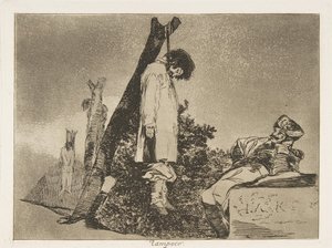 板块36来自《战争的灾难》Los Desastres de La Guerra："不是[...，1810年出版，1863年。 作者 弗朗西斯科·德·戈雅