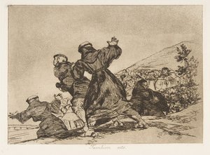 图版43来自《战争的灾难》Los Desastres de la Guerra："这......，1810年出版，1863年。 作者 弗朗西斯科·德·戈雅