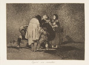 《战争的灾难》第53页，《德拉瓜拉的命运》，1811年12月，1863年出版。 作者 弗朗西斯科·德·戈雅