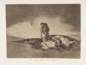 《战争的灾难》第60页，《 Guerra Los Los Desastres：Th ...，1811年12月》，1863年出版。 作者 弗朗西斯科·德·戈雅