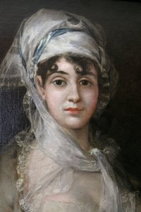 女演员Antonia Zarate的肖像》，约1810-1811年。   作者 弗朗西斯科·德·戈雅