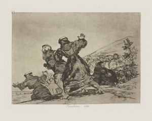Tambien esto.(This Too.），选自《Los desastres de la guerra》（《战争的灾难》）系列，第 43 插图 作者 弗朗西斯科·德·戈雅