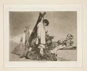 Tampoco》（也不是[在这种情况下]），选自《战争的灾难》（Los desastres de la guerra）第 36 插图 作者 弗朗西斯科·德·戈雅