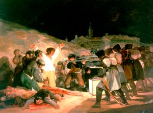 1808年5月3日的枪击事件》，1814年 作者 弗朗西斯科·德·戈雅