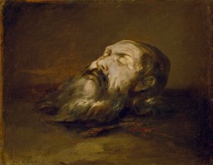 被斩首的圣人头像 作者 弗朗西斯科·埃雷拉（Francisco Herrera）