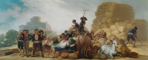 La Era o El Verano（打谷场或夏天）。 1786年 作者 弗朗西斯科·德·戈雅