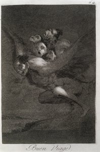 193-0082164 一路顺风，《Los caprichos》第 64 版 作者 弗朗西斯科·何塞·德·戈雅 y Lucientes