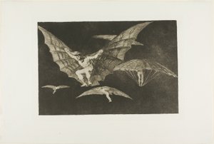 飞翔的方式》，选自《谚语》（Los Proverbios）第 13 版。 作者 弗朗西斯科·何塞·德·戈雅 y Lucientes