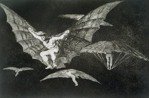 飞翔的方式，《箴言》第 13 版 作者 弗朗西斯科·何塞·德·戈雅 y Lucientes