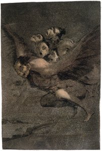Buen Viage（一路平安）。翼怪》，约 1802 年（雕刻） 作者 弗朗西斯科·何塞·德·戈雅 y Lucientes