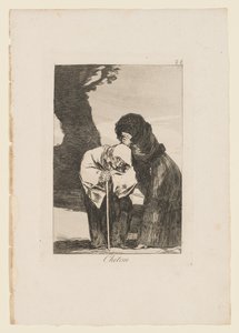 奇顿，“洛斯·卡普里科斯”的盘子，1799年 作者 弗朗西斯科·德·戈雅