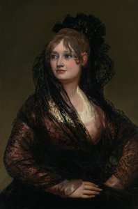 多娜·伊莎贝尔·波塞尔（Dona Isabel de Porcel），例如。 1805 作者 弗朗西斯科·德·戈雅