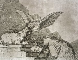 猫科哑剧，"战争灾难 "第 73 版 作者 弗朗西斯科·何塞·德·戈雅 y Lucientes