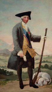 查理三世国王（1716-88），饰演Huntsman 作者 弗朗西斯科·德·戈雅
