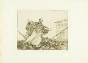 愿绳索断裂，选自《战争的灾难》第 77 版 作者 弗朗西斯科·何塞·德·戈雅 y Lucientes