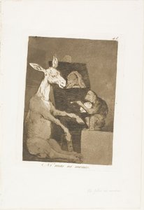 不多也不少，《Los Caprichos》第 41 版 作者 弗朗西斯科·何塞·德·戈雅 y Lucientes