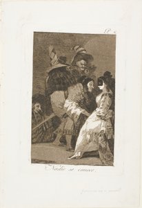 没有人了解自己，来自 Los Caprichos 的第六板 作者 弗朗西斯科·何塞·德·戈雅 y Lucientes