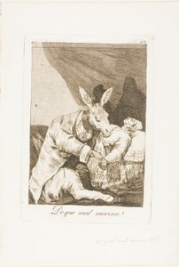 他死于何病？ 作者 弗朗西斯科·何塞·德·戈雅 y Lucientes