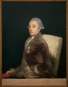Don Bernardo de Iriarte (1735-1814) 的肖像。 弗朗西斯科·德·戈雅（Francisco de Goya，1746-1828 年）的画作，布面油画 作者 弗朗西斯科·德·戈雅
