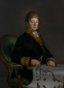 唐·胡安·安东尼奥·库尔沃的肖像，1819年