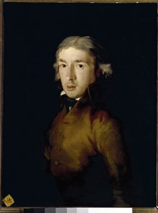 Portrait of Leandro Fernandez de Moratin, Spanish poet and playwright. (oil on canvas 作者 弗朗西斯科·德·戈雅