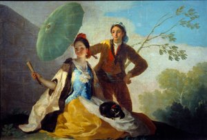 弗朗西斯科·德·戈雅 (1746-1828) 18 世纪马德里普拉多博物馆的阳伞画 作者 弗朗西斯科·德·戈雅