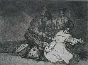 战争的灾难》第 46 版，这很糟糕 作者 弗朗西斯科·何塞·德·戈雅 y Lucientes
