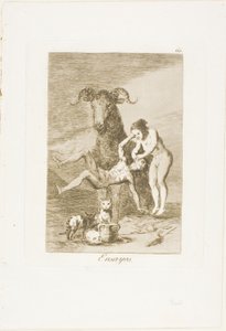 审判》，《Los Caprichos》第 60 版 作者 弗朗西斯科·何塞·德·戈雅 y Lucientes