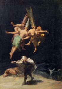 Vol de Sorcieres - Witches in Flight (Vuelo de Brujas) par Francisco de Goya(1746-1828) 作者 弗朗西斯科·德·戈雅