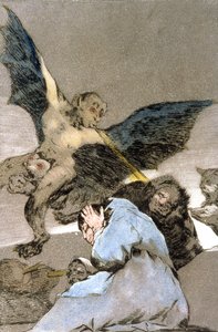 怪物，雕刻 1797-1799 作者 弗朗西斯科·何塞·德·戈雅 y Lucientes