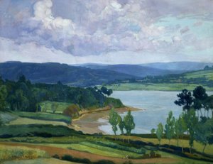 RIA GALLEGA-OLEO - LIENZO – 90X126–1930 - 36–