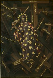 El Cristo de las Cruces, 18世纪初。 作者 弗朗西斯科·莫恩