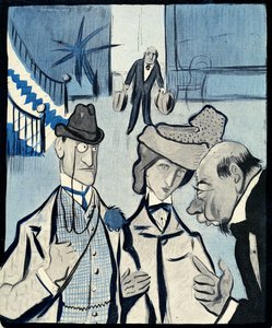 一对英国夫妇入住法国酒店，1903年 作者 Francisco Sancha y Lengo