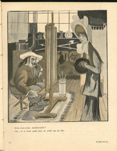 黄油板，第92号，彩色讽刺画 作者 Francisco Sancha y Lengo