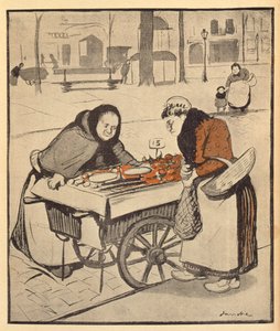 这对我来说有点贵，来自于1902年3月8日的LAssiette au Beurre（彩色版画） 作者 Francisco Sancha y Lengo