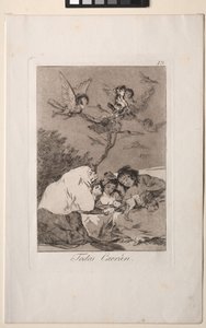 Caprichos：  万物将陨 作者 弗朗西斯科·德·戈雅