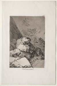 Caprichos：更正。 作者 弗朗西斯科·德·戈雅