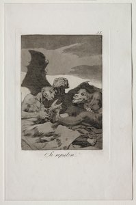 Caprichos：  他们把自己打扮得漂漂亮亮 作者 弗朗西斯科·德·戈雅