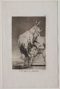 Caprichos：  你不能 作者 弗朗西斯科·德·戈雅