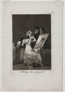 卡普里科斯：直到死亡，1799年。 作者 弗朗西斯科·德·戈雅