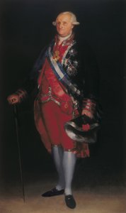 查德四世（Guardias de Corps）上校制服，1800年 作者 弗朗西斯科·德·戈雅