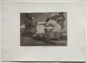 战争灾难：野蛮人！ 作者 弗朗西斯科·德·戈雅