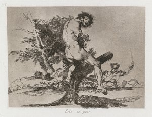 战争灾难：PL。 37，这更糟，1810-1813年。 作者 弗朗西斯科·德·戈雅