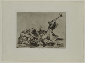 战争灾难：Pl。，3，同物，1810-1813。 作者 弗朗西斯科·德·戈雅
