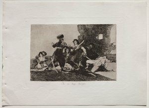 战争灾难：现在没有时间，1810-20。 作者 弗朗西斯科·德·戈雅
