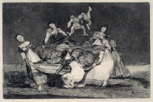 愚蠢的女性》(Disparate femenino) 作者 弗朗西斯科·德·戈雅
