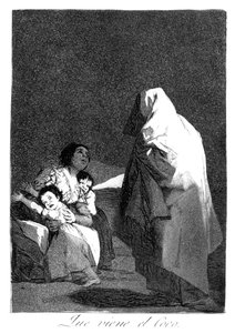 敌机来了，1799年 作者 弗朗西斯科·德·戈雅