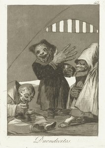 狗头人 小精灵 Los Caprichos（系列标题） 作者 弗朗西斯科·德·戈雅